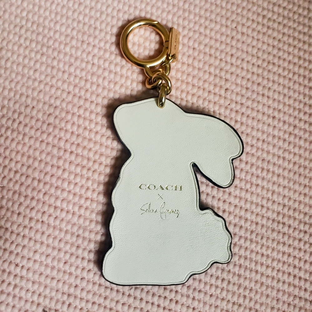 SOLD - Coach X Selena Gomez Bunny Bag Charm - Picture 5 of 8